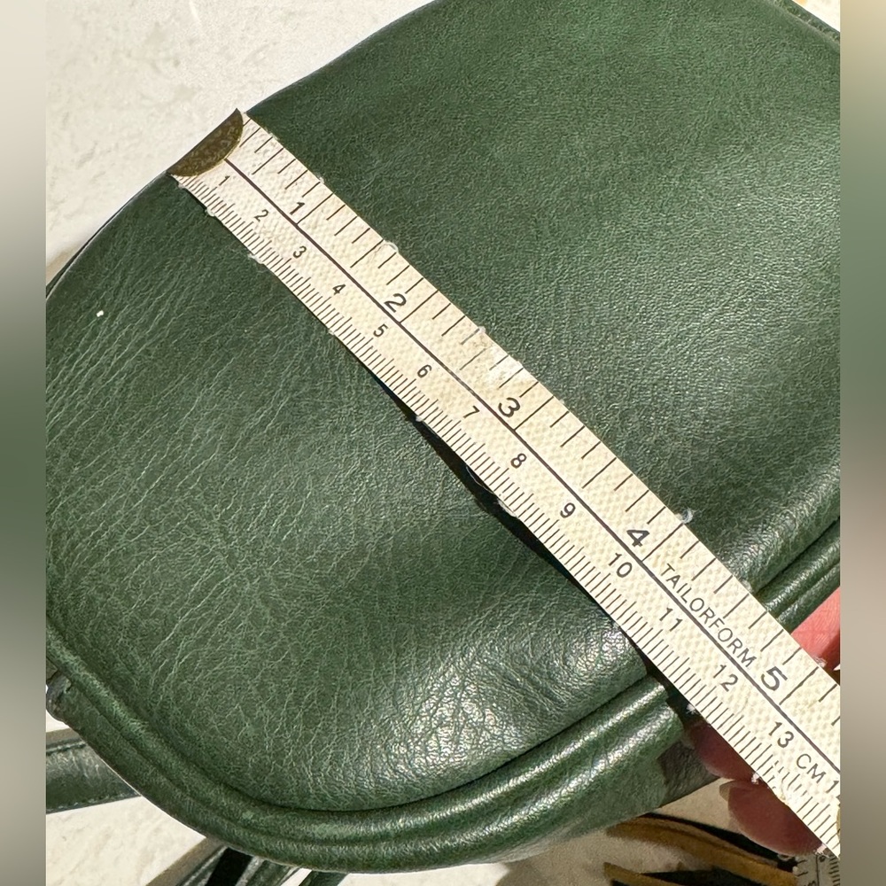 Green Faux Leather Bucket Bag - Picture 12 of 15